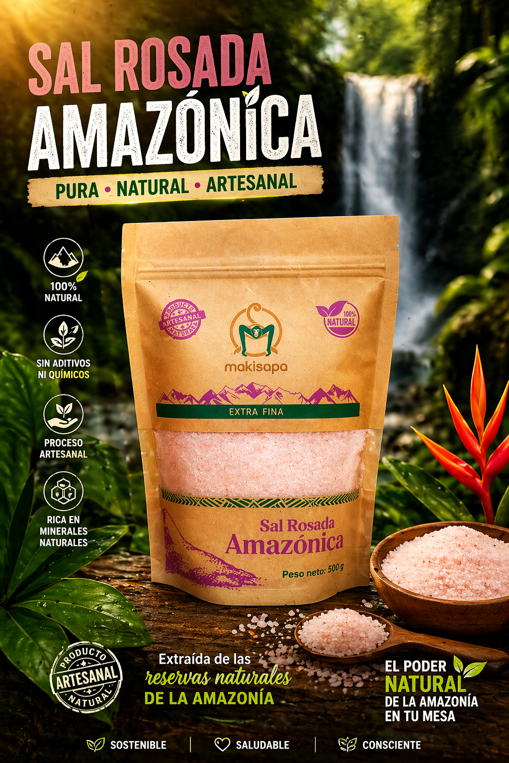 Sal rosada Amazónica
