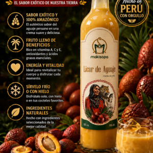 CREMA CON LICOR DE AGUAJE