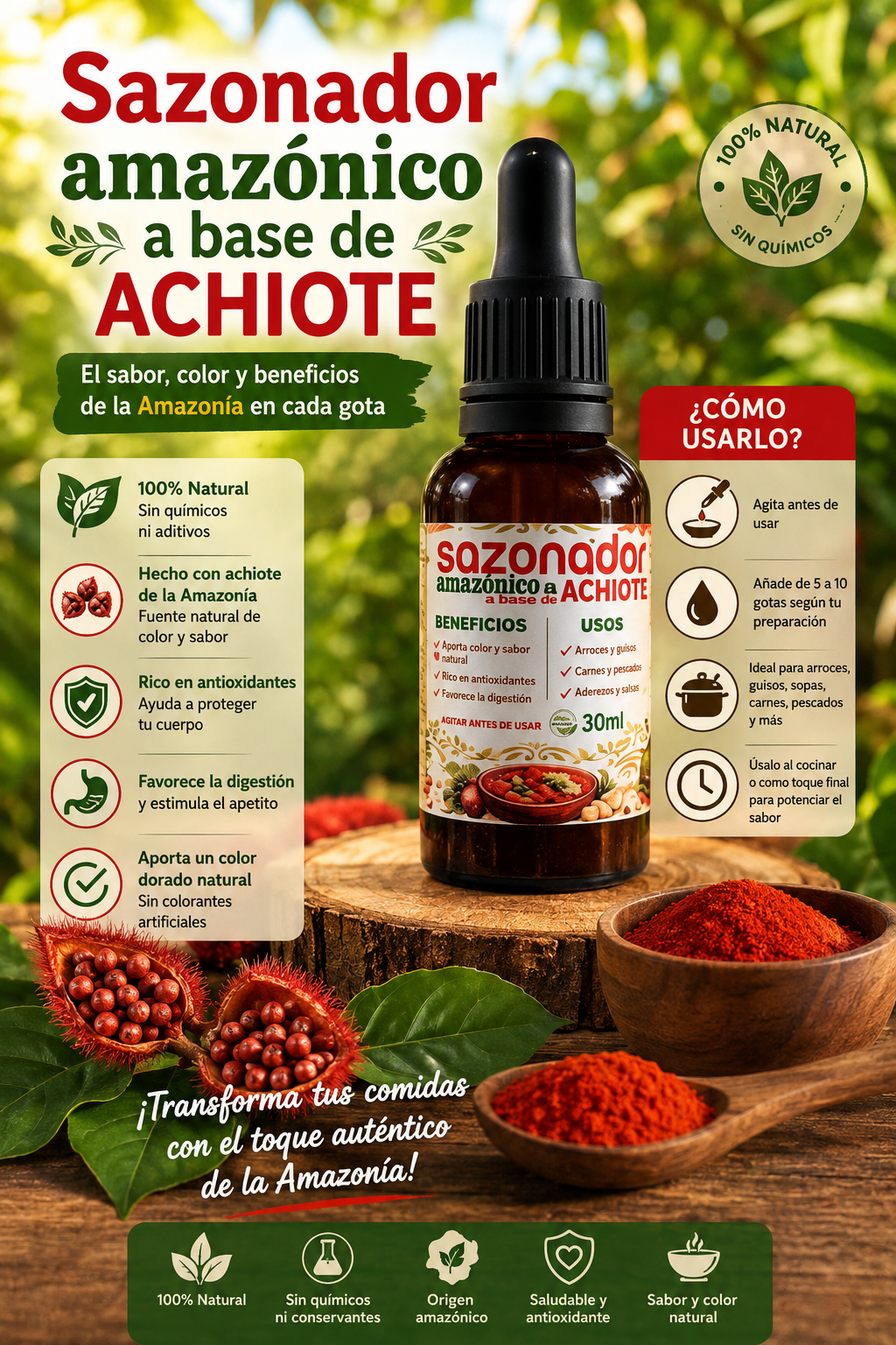 ACHIOTE ADEREZO NATURAL